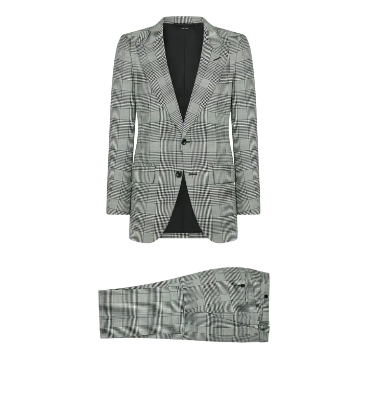 SHADOW CHECK DYLLAN SUIT BLACK/WHITE online